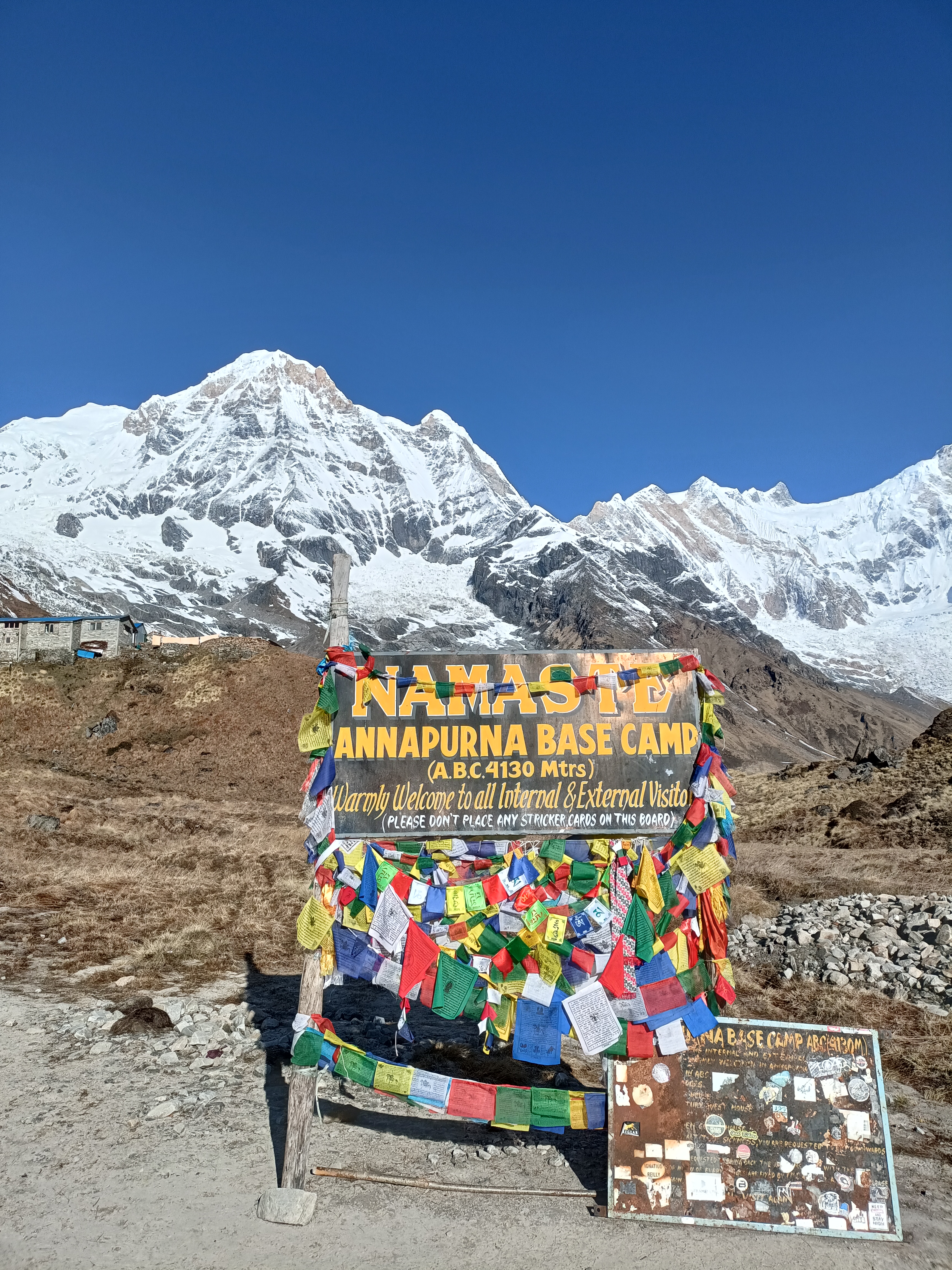 Todd trekking to Annapurna Base Camp in Nepal