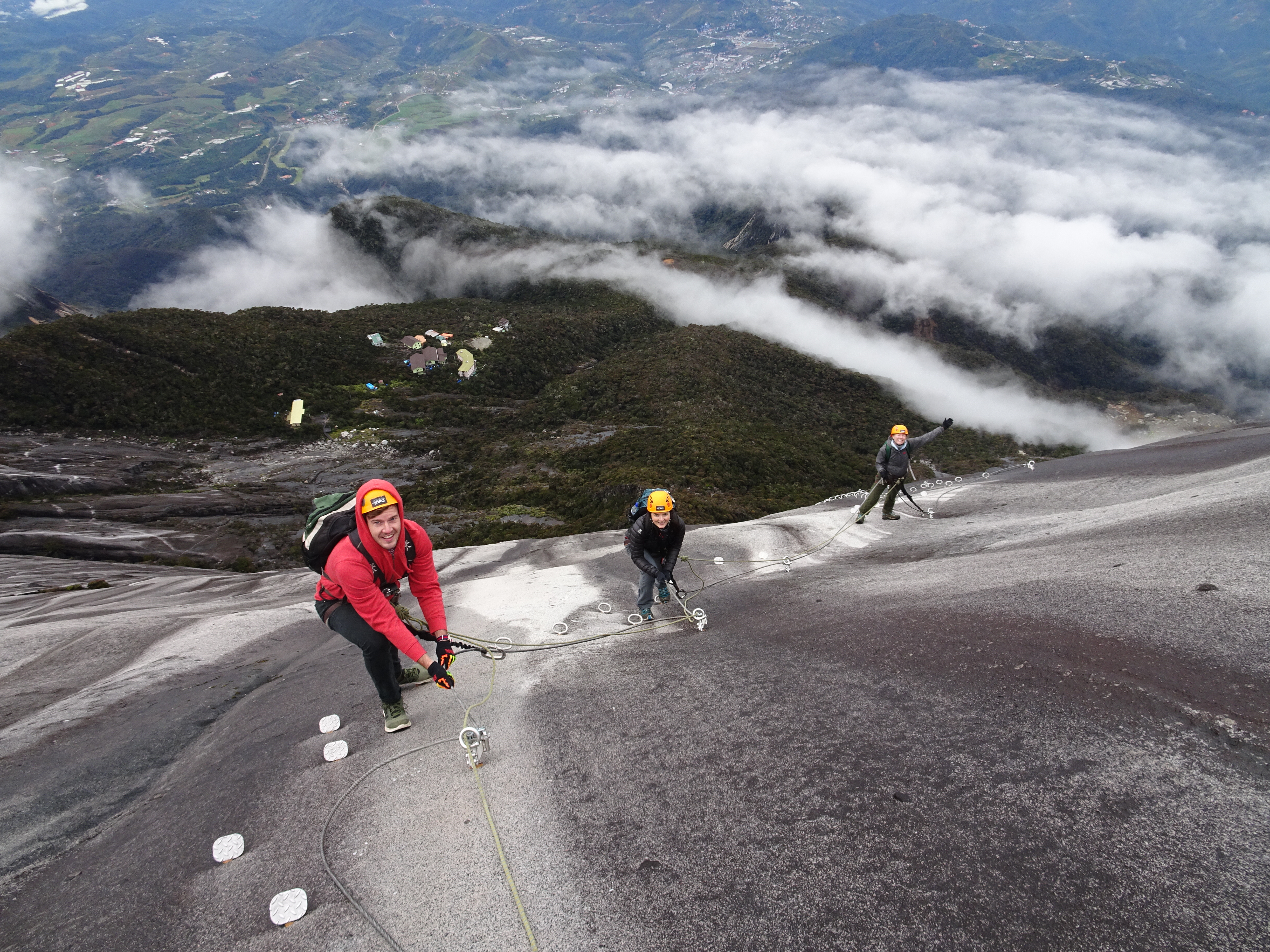 Todd at the summit of Mt Kinabalu in Malaysian Borneo