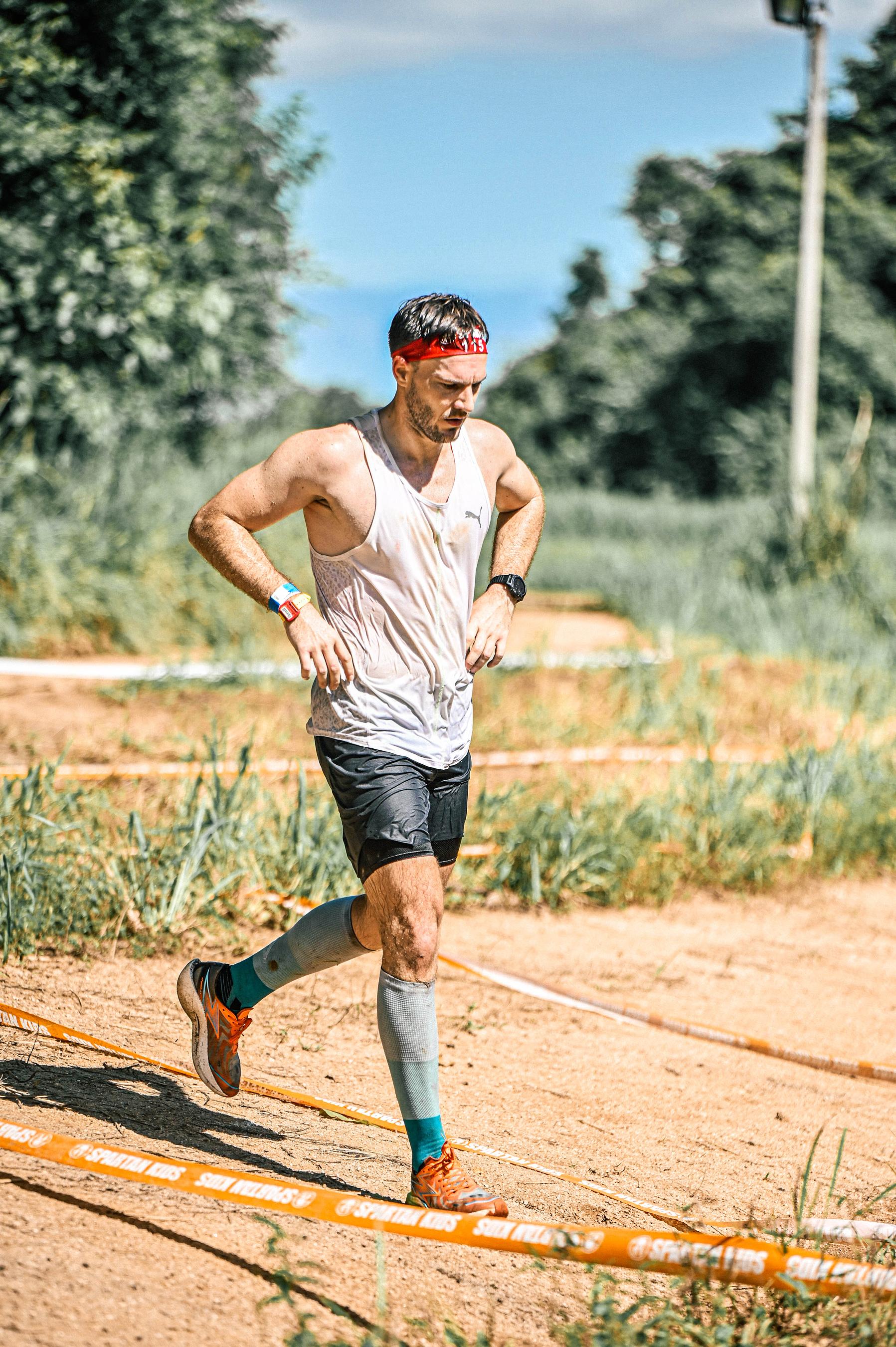 Todd running during Spartan Race